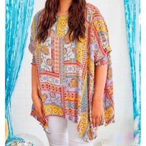 Oddi Poncho Style Oversized Lightweight Tunic